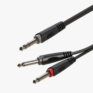 JACK CABLE 6.3mm TO 2 JACK 6.3mm 1.5M