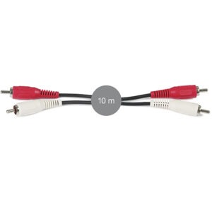 AA-203 10m 2 RCA male to 2 RCA male audio cable