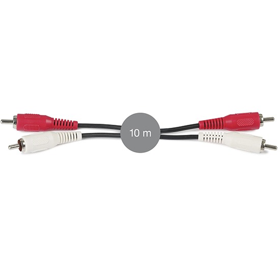 AA-203 10m 2 RCA male to 2 RCA male audio cable