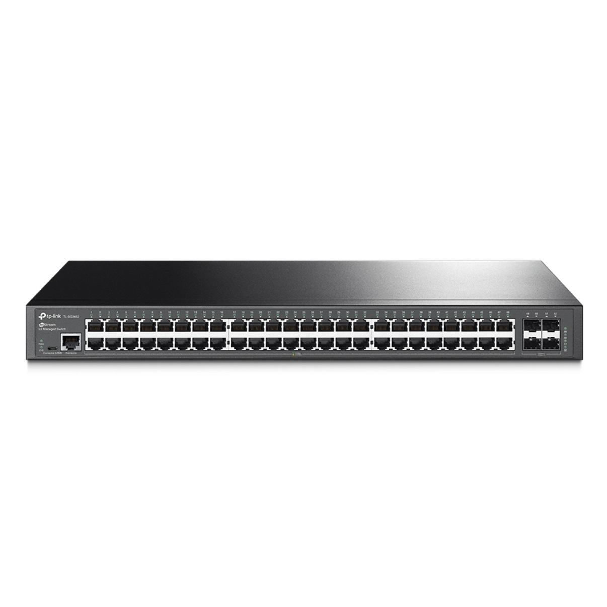 JetStream TL-SG3452 48-Port Gigabit L2 Managed Switch with 4 SFP Slots