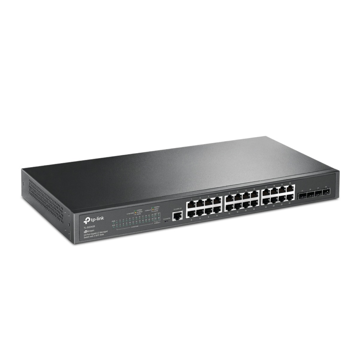JetStream 24-Port Gigabit L2 Managed Switch with 4 SFP Slots TL-SG3428 - Image 2