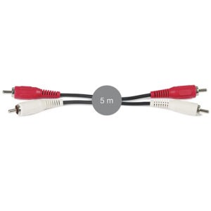 AA-203 5m 2 RCA male to 2 RCA male audio cable