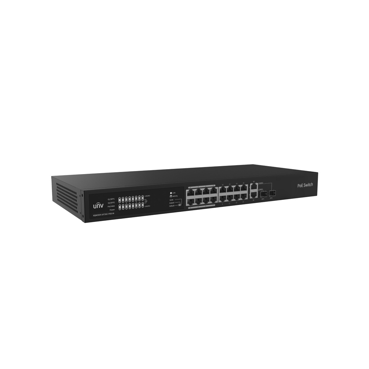 NSW2020-16T2GC-POE-IN Unmanaged Ethernet Switch(PoE)