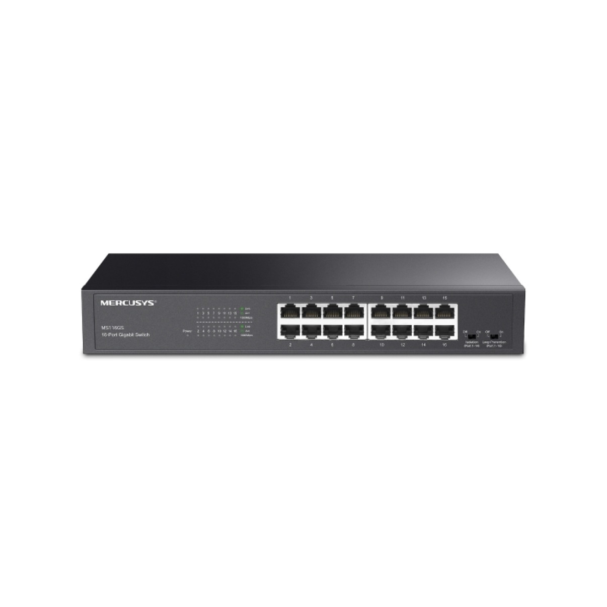 Mercusys MS116GS 16-Port Gigabit Desktop/Rackmount Switch