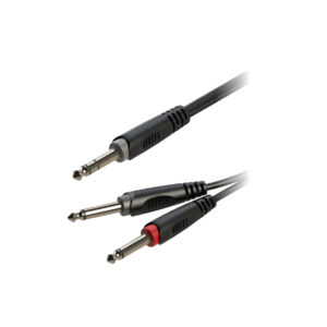JACK CABLE 6.3mm TO 2 JACK 6.3mm 5M