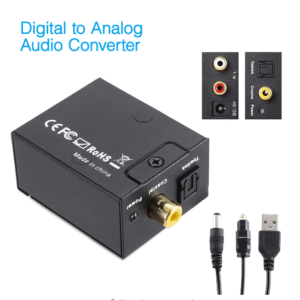 Digital to Analog Audio Converter  (Optikal to RCA)