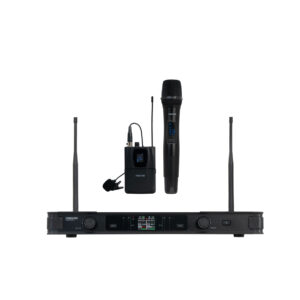 SONAIR-PRO-2MP Dual UHF hand-held wireless and belt-pack microphone, with ID Pilot and Diversity