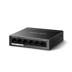 MERCUSYS MS106LP 6-Port 10/100Mbps Desktop Switch with 4-Port PoE+