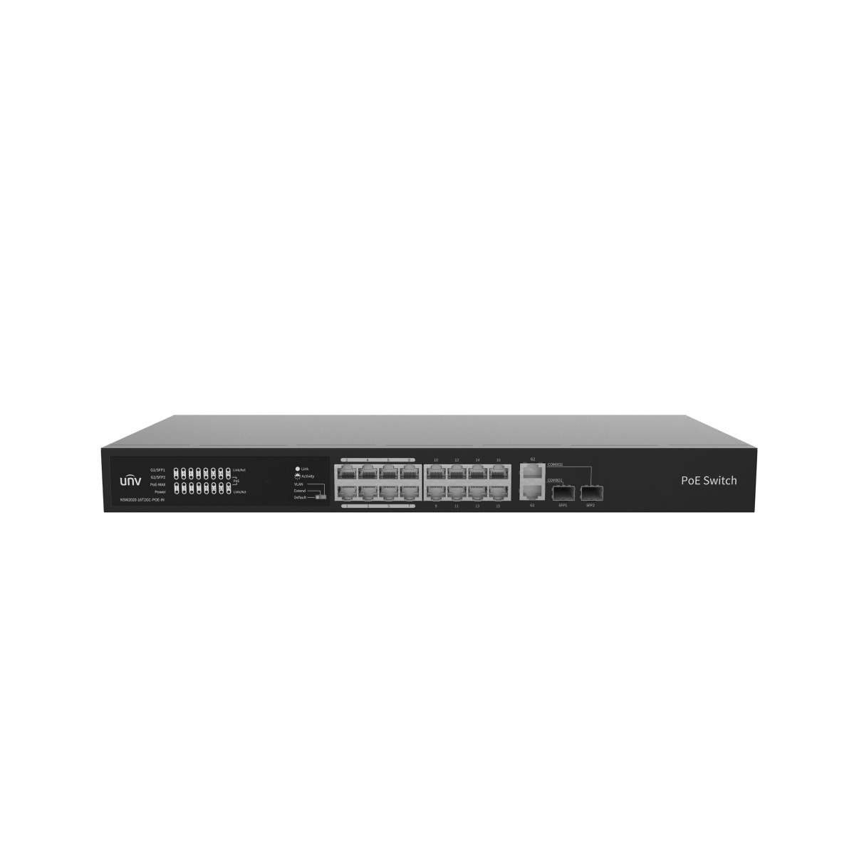 NSW2020-16T2GC-POE-IN Unmanaged Ethernet Switch(PoE) - Image 2